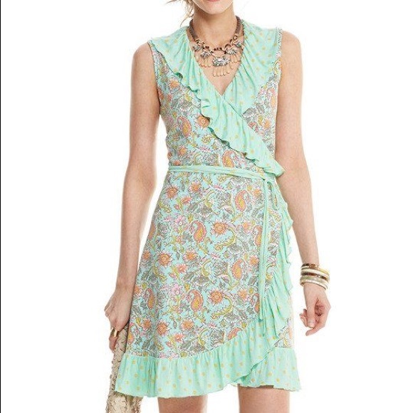 Matilda Jane Dresses & Skirts - Matilda Jane Floral Wrap Dress EEUC